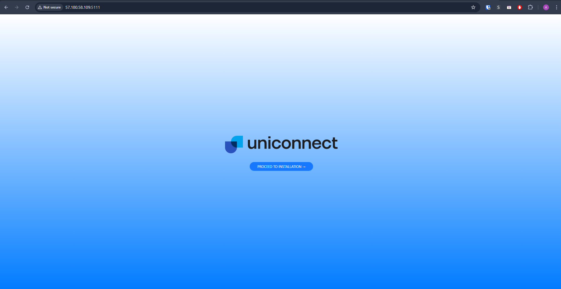 Proceed to Installation