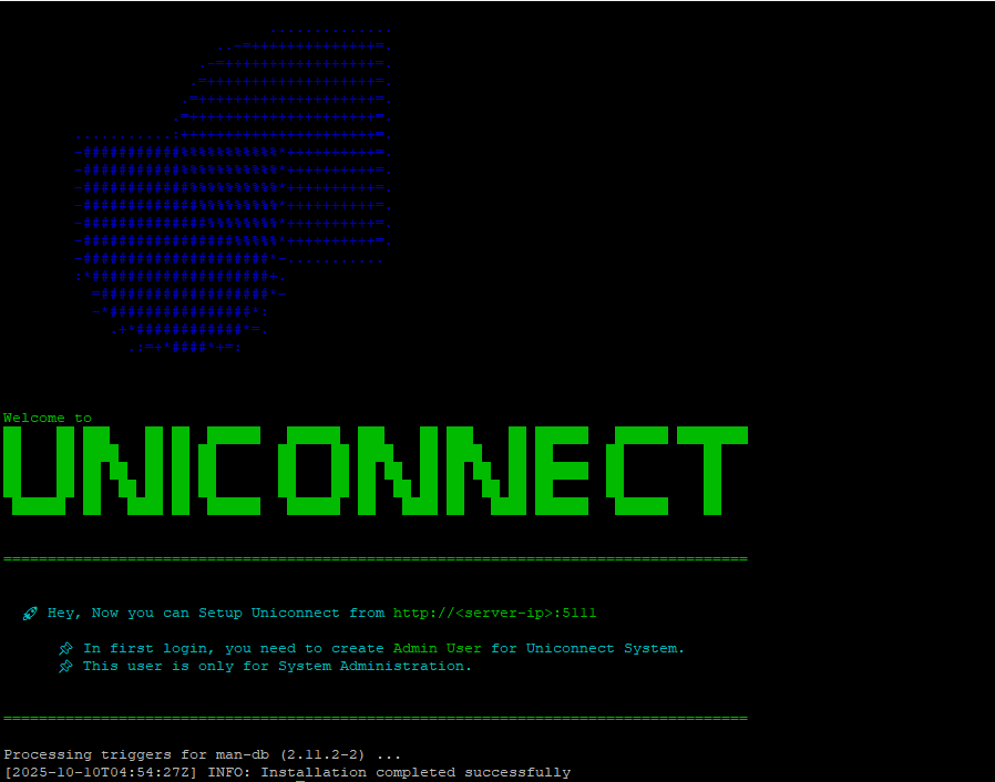 Uniconnect Configuration URL